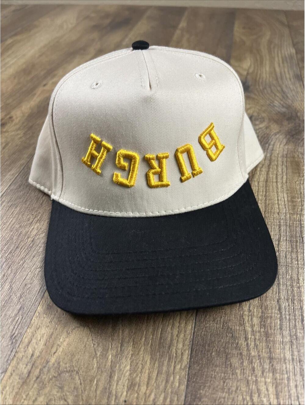 Pittsburgh Pirates Upside Down Burgh Snapback Curve Hat Cap Otto MJMT Apparel